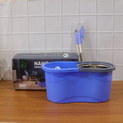 360 Degree Spin Mop Set With Bucket (1 Set 130 Cm Handle)
