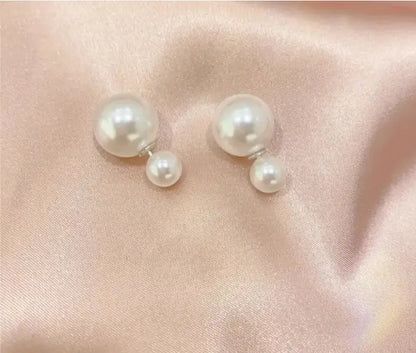 Stylish Pearl Hollywood Earring – Push Back Alloy Earrings