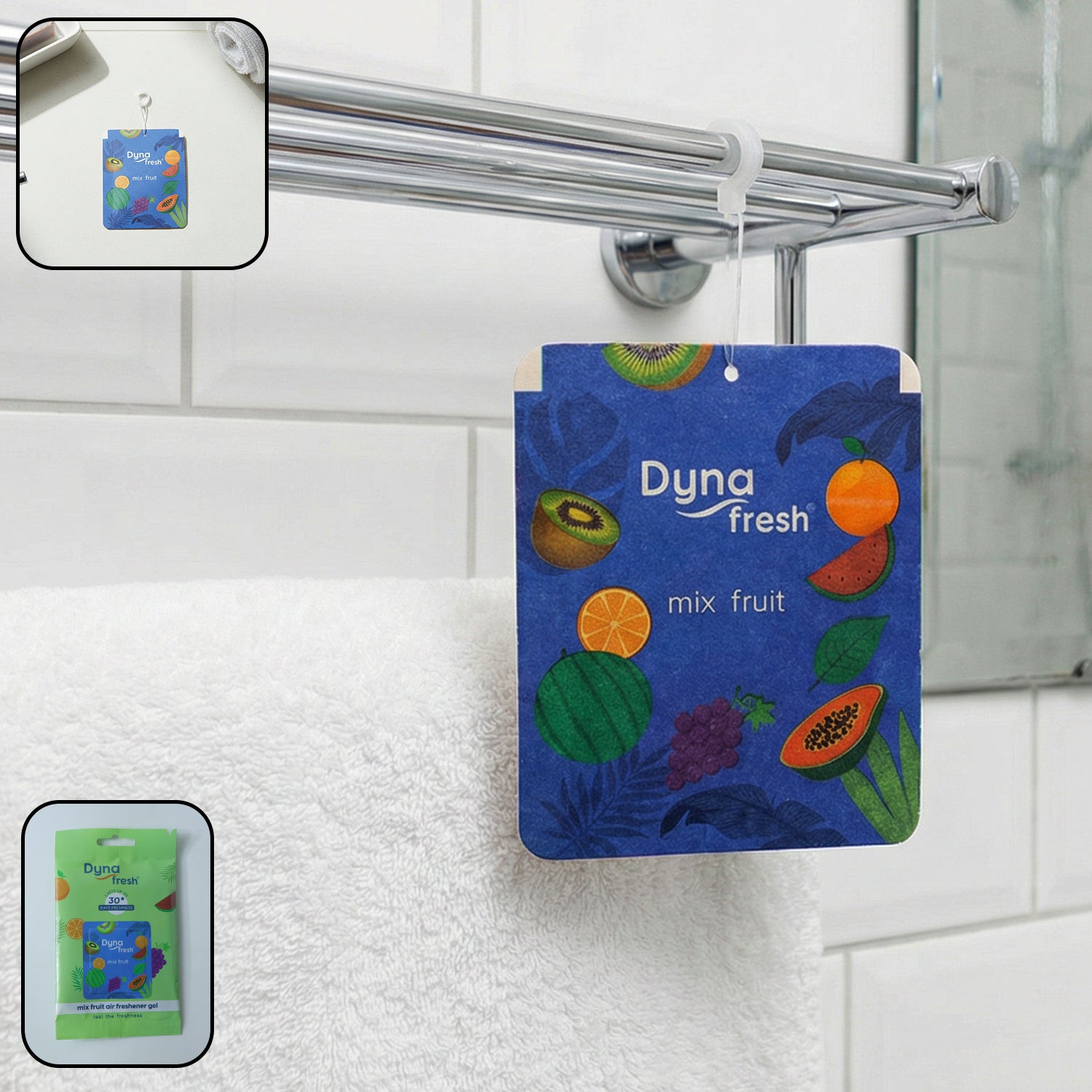 Mix Fruit Hanging Air Freshener Gel (1 Pc 10gm)