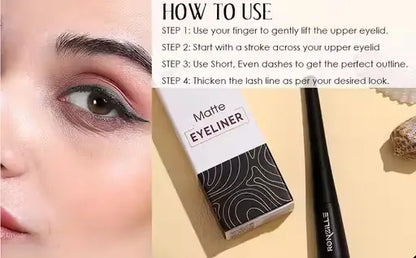 Liquid Matte Eyeliner Set – Waterproof, Long Lasting