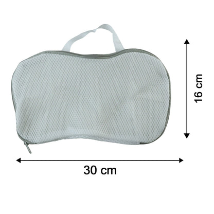 Reusable 3d Mesh Laundry Washing Bag With Zipper For Shoes And Delicates (1 Pc)
