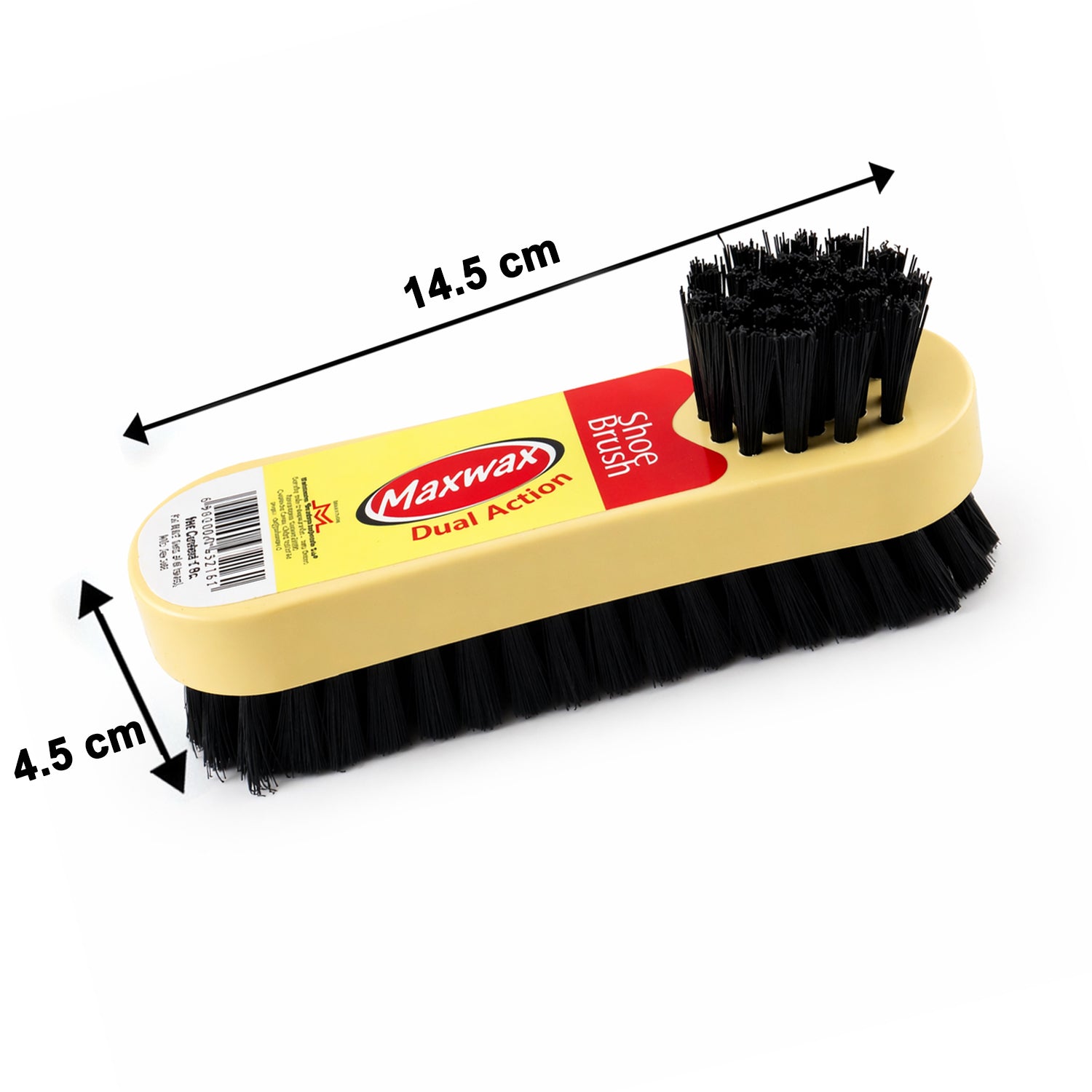 Maxwax Dual Action Shoe Cleaning Brush 2 In 1 (1 Pc)