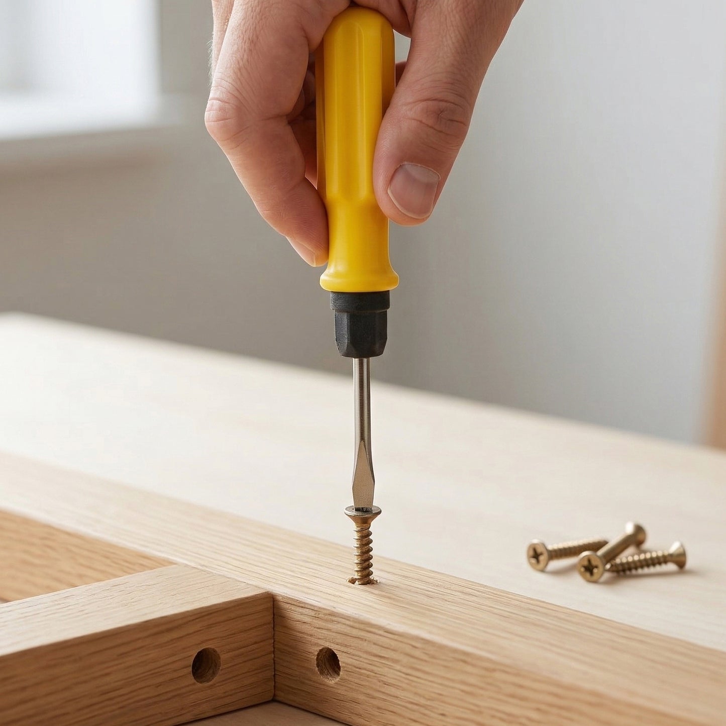 Mini Hardware Tool Kit With Hammer Screwdriver  Cutter Set