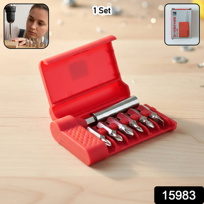 Mini Precision Screwdriver Bit Set With Magnetic Bit Holder (1 Set 6 Bit)