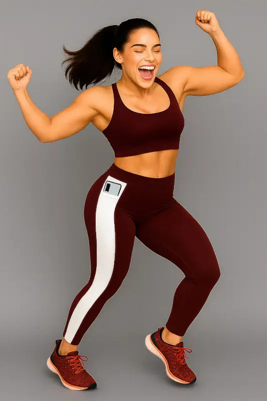 Premium Quality Activewear Yoga Tights | Mid-Waist Gym Pants | Stretchable Workout Wear for Girls or Women