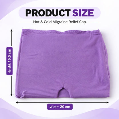 Hot  Cold Head Comfort Cap With Stretchable Fabric And Eye Coverage (1 Pc)